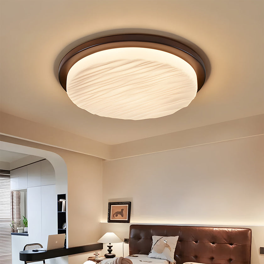 Art Deco LED Flush Mount Ceiling Light