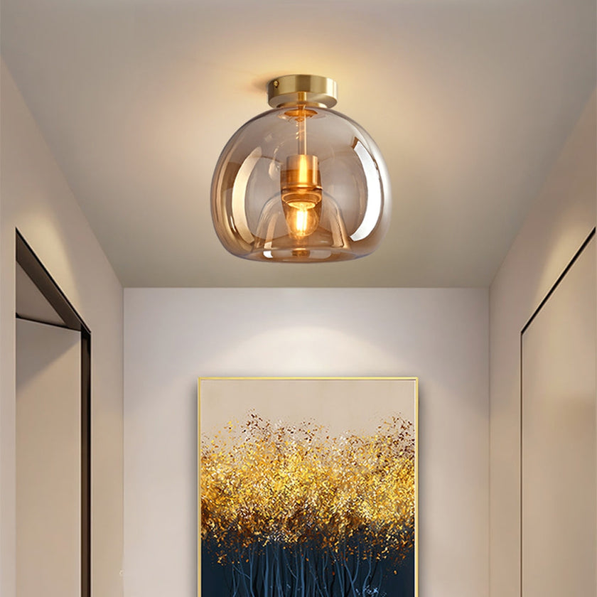 Vintage Bubble Glass Ceiling Light