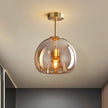 Vintage Bubble Glass Ceiling Light