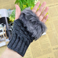 Faux Fur Fingerless Gloves: Stylish Hand Warmers