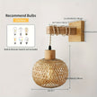 Rustic Wooden Wall Sconce
