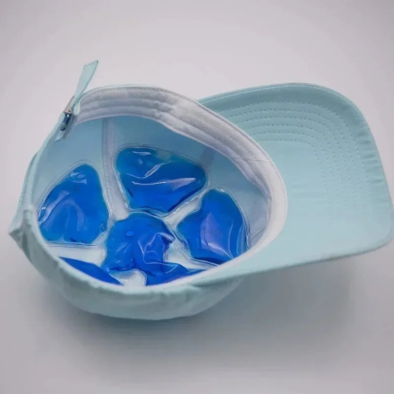 Ice Gel Cooler Pack for Hats and Helmets: Beat the Heat Outdoors