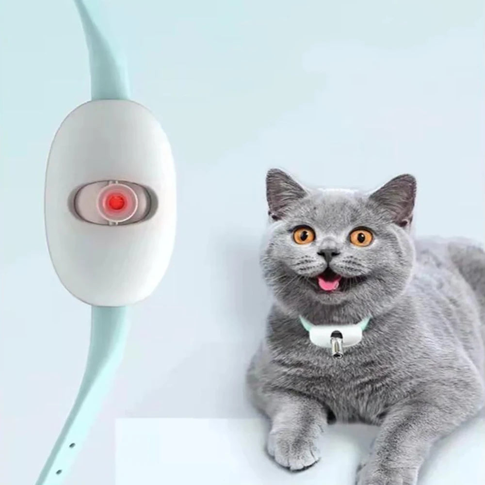 Laser Cat Collar with USB Charging: Active Play, Built In