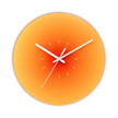 Sunset Glass Wall Clock