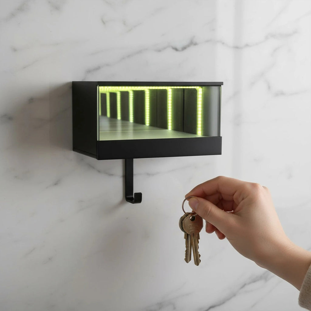 Infinity LED Car Key Holder: Showcase-Worthy Entryway Display