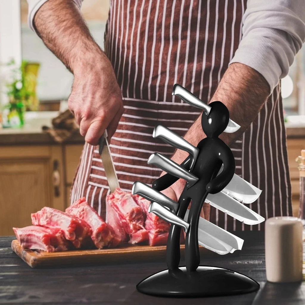 Humanoid Kitchen Knife Holder: Bold Style, Smart Storage