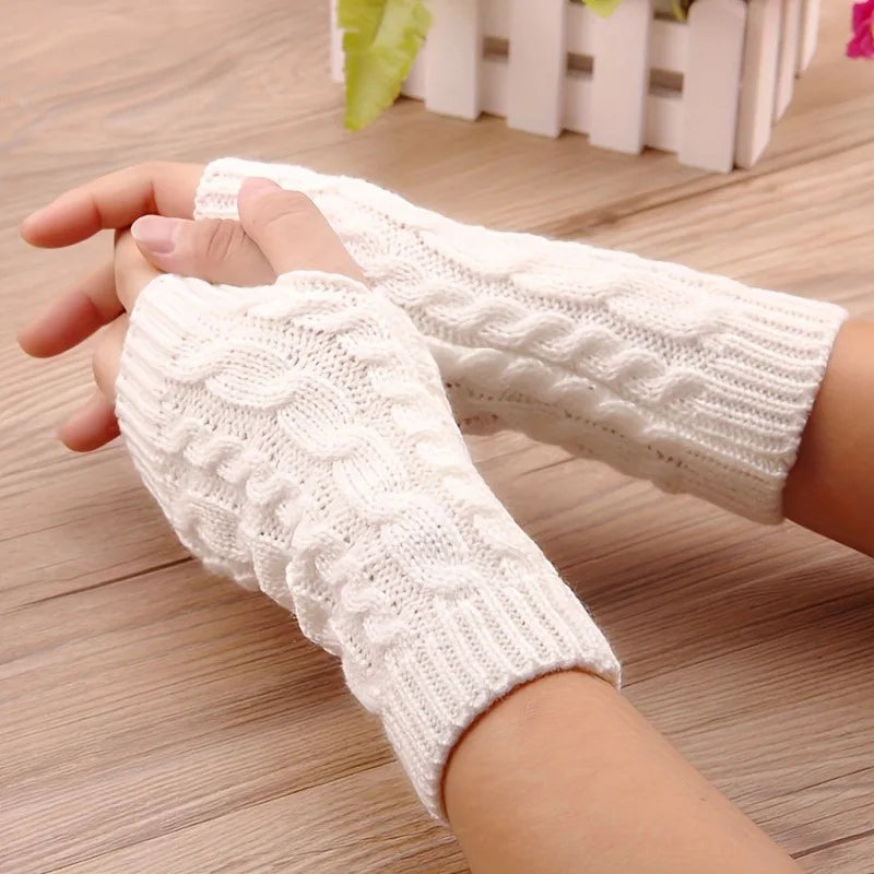 Knit Fingerless Gloves for Women: Warm and Stylish