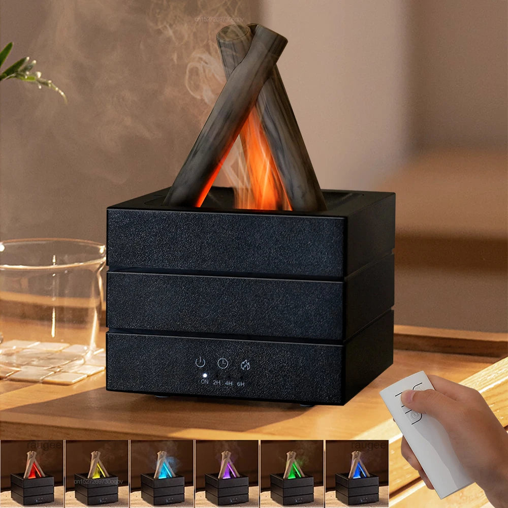 Flame Aroma Diffuser and Humidifier: Mist Meets Ambient Glow