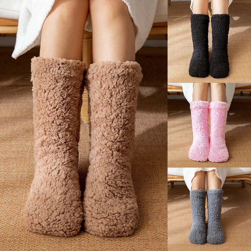Winter Plush Indoor Socks: Cozy Comfort for Cold Days