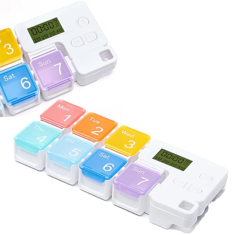 Electronic Weekly Pill Organizer: Never Miss a Dose
