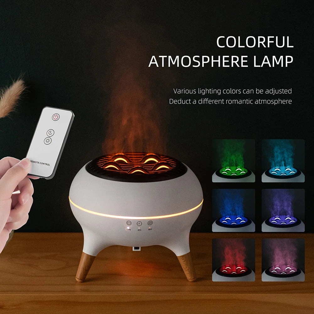 Jellyfish Flame Aroma Diffuser: Relaxing Scent, Mesmerizing Glow