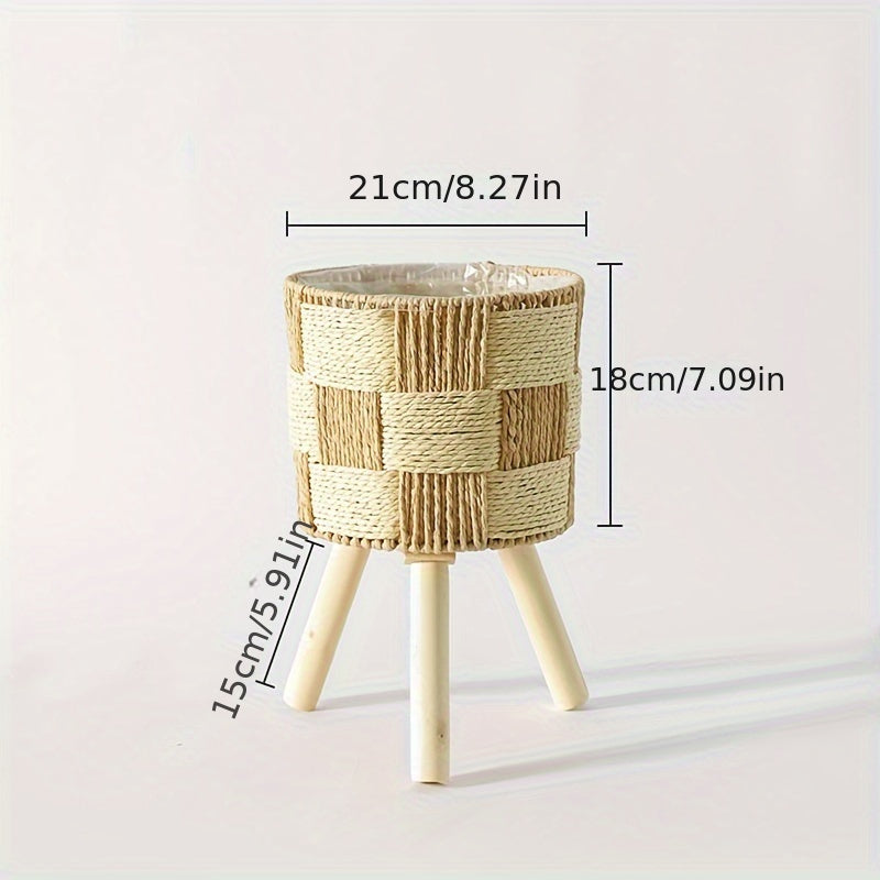 Bohemian Bamboo Flower Stand
