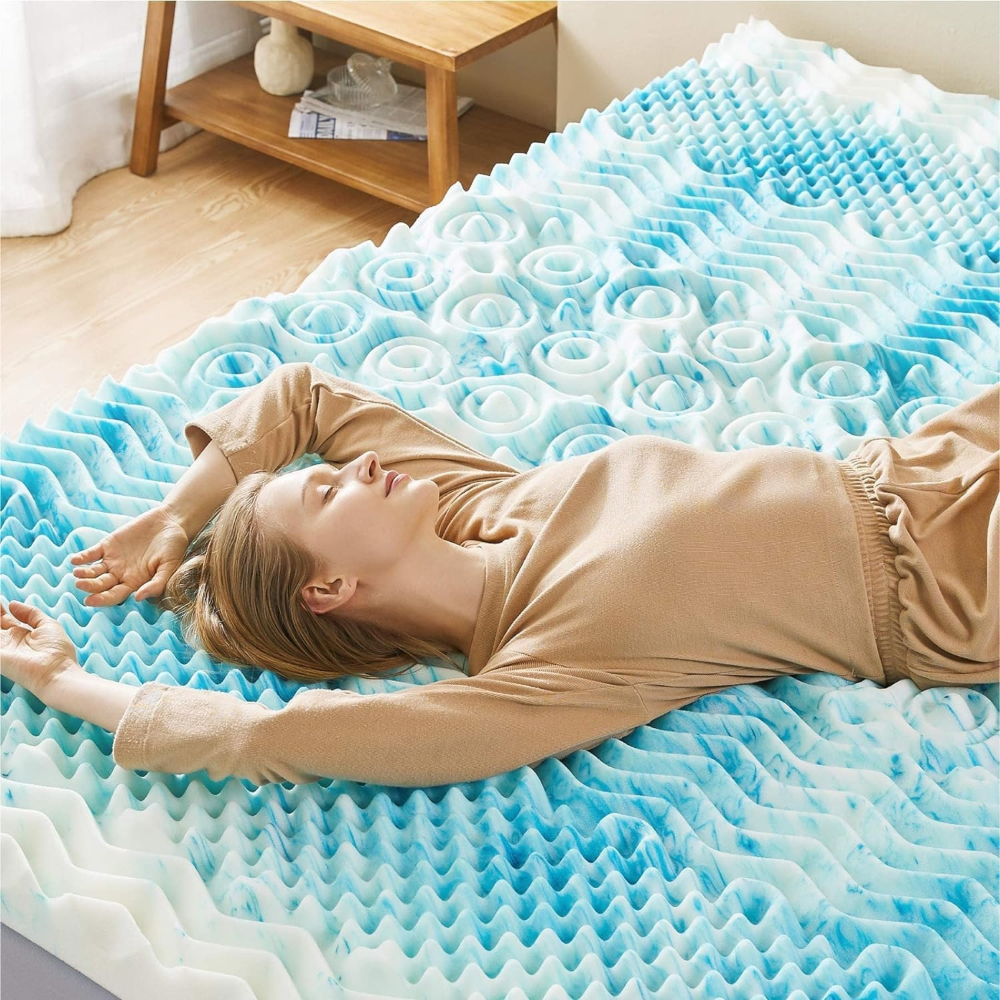 Cooling Egg Crate Mattress Topper: Softer Sleep, All Night Cool
