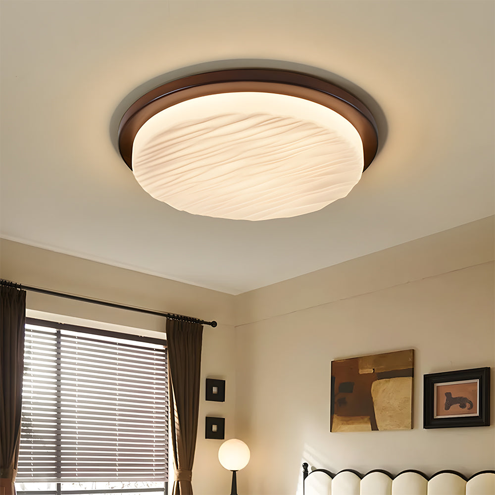 Art Deco LED Flush Mount Ceiling Light