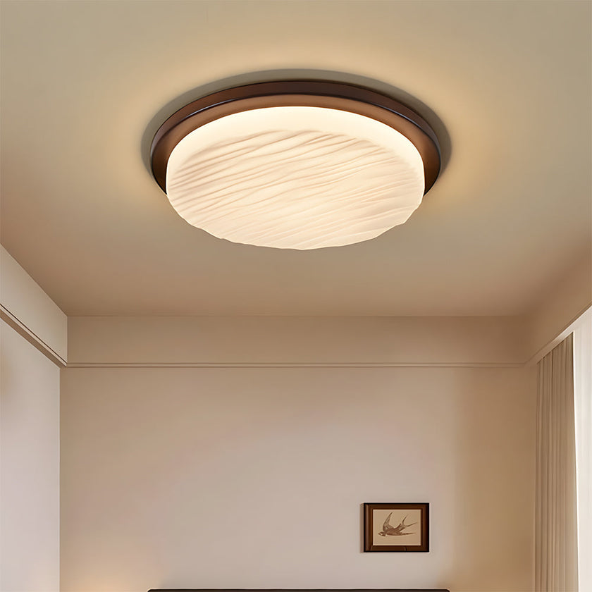 Art Deco LED Flush Mount Ceiling Light