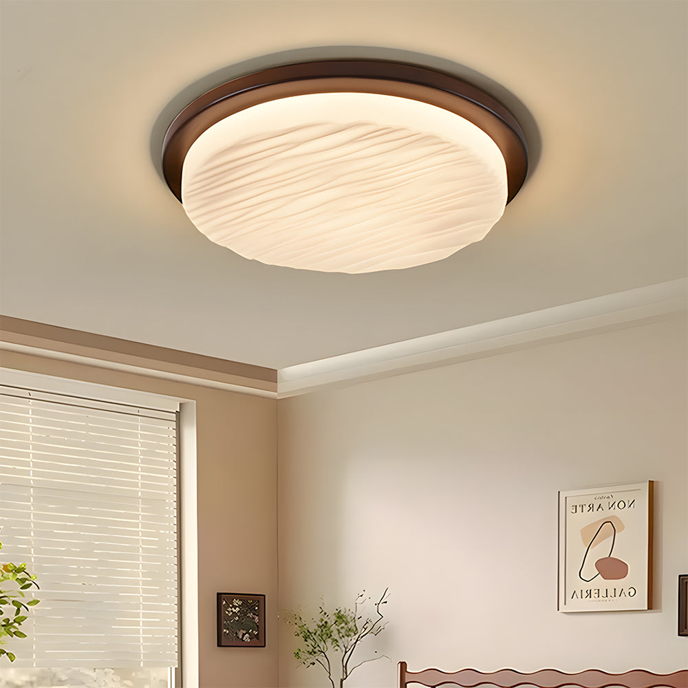 Art Deco LED Flush Mount Ceiling Light