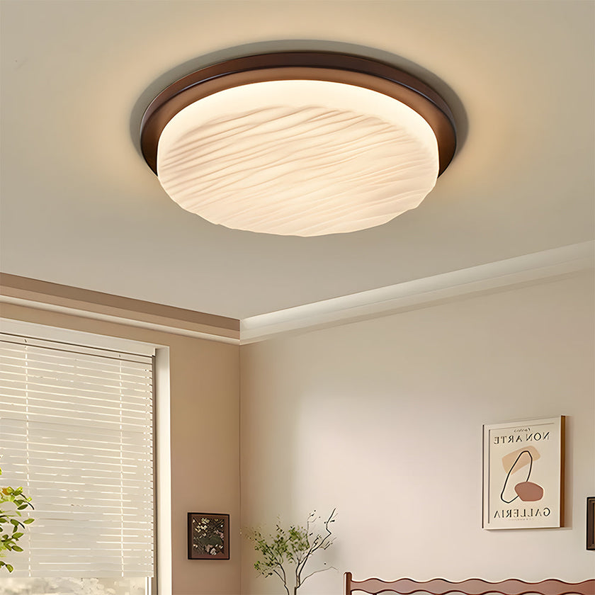 Art Deco LED Flush Mount Ceiling Light