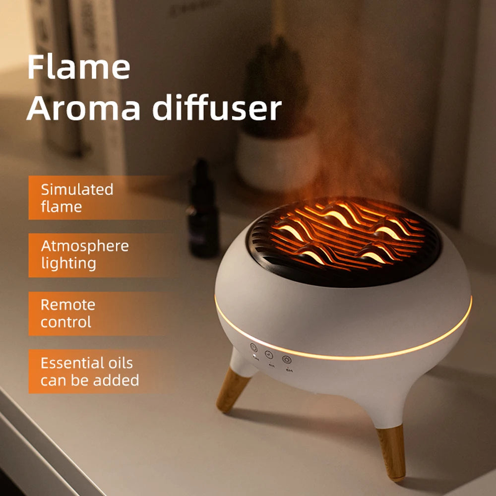 Jellyfish Flame Aroma Diffuser: Relaxing Scent, Mesmerizing Glow
