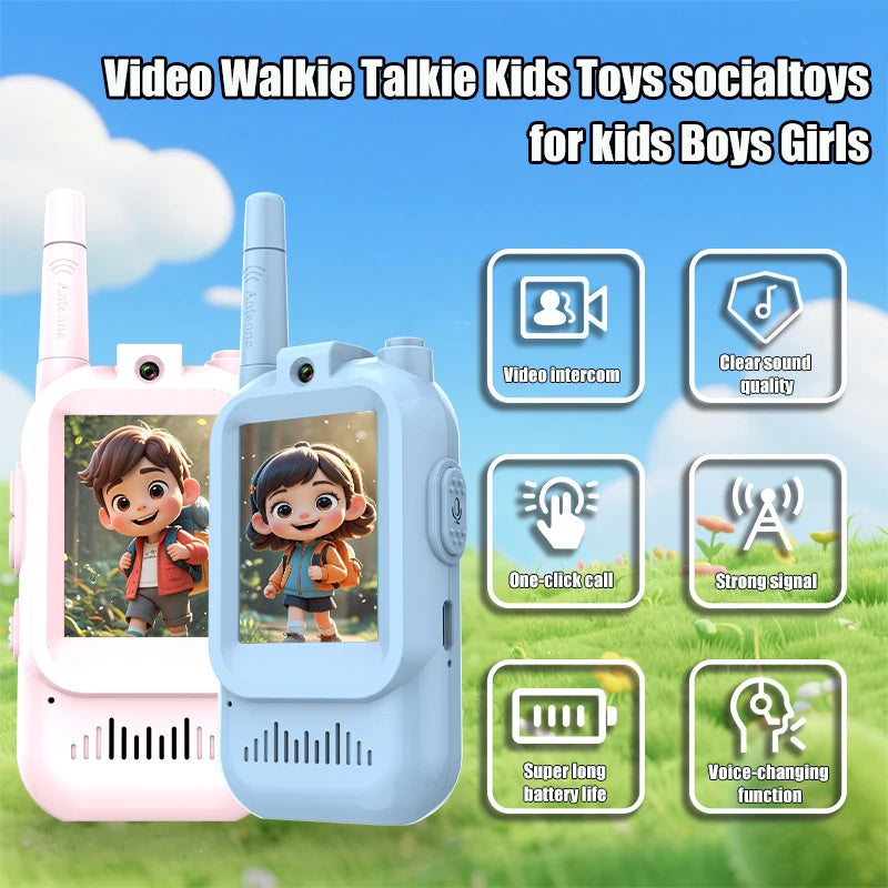Kids Video Walkie Talkie 2-Pack: Screen Time They'll Love