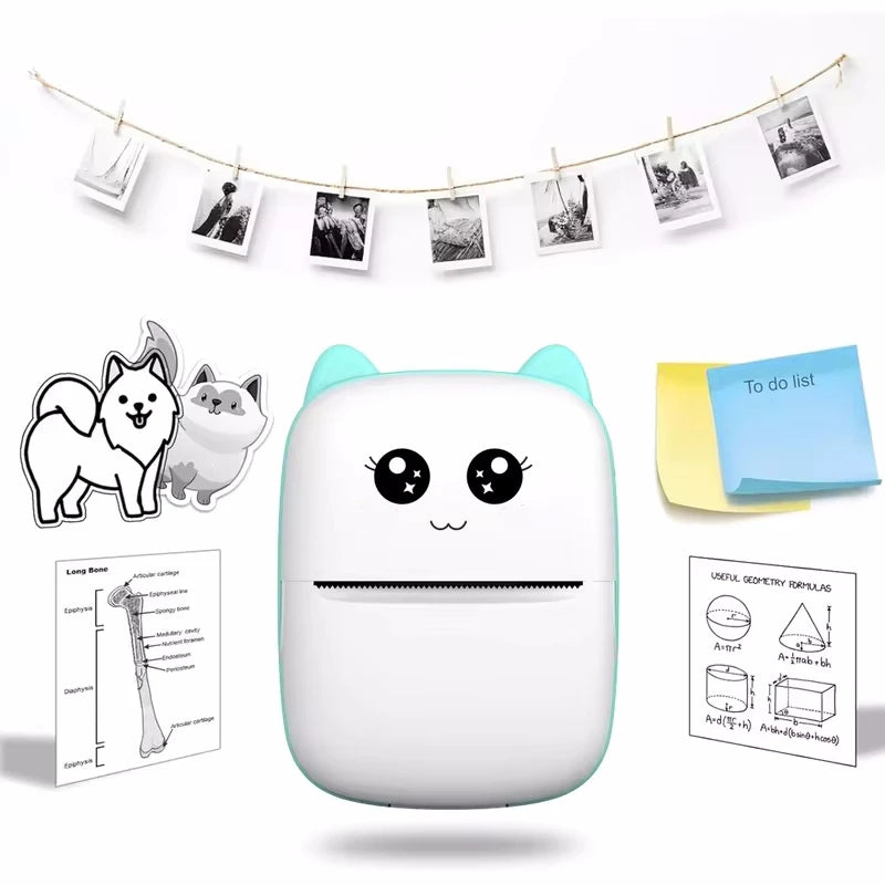 Mini Wireless Thermal Label Printer: Print Notes and Labels Anywhere