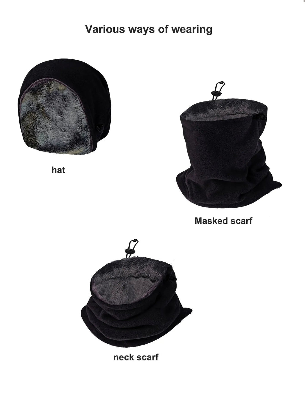 Fleece Balaclava Face Mask: Full Coverage Against Winter Wind