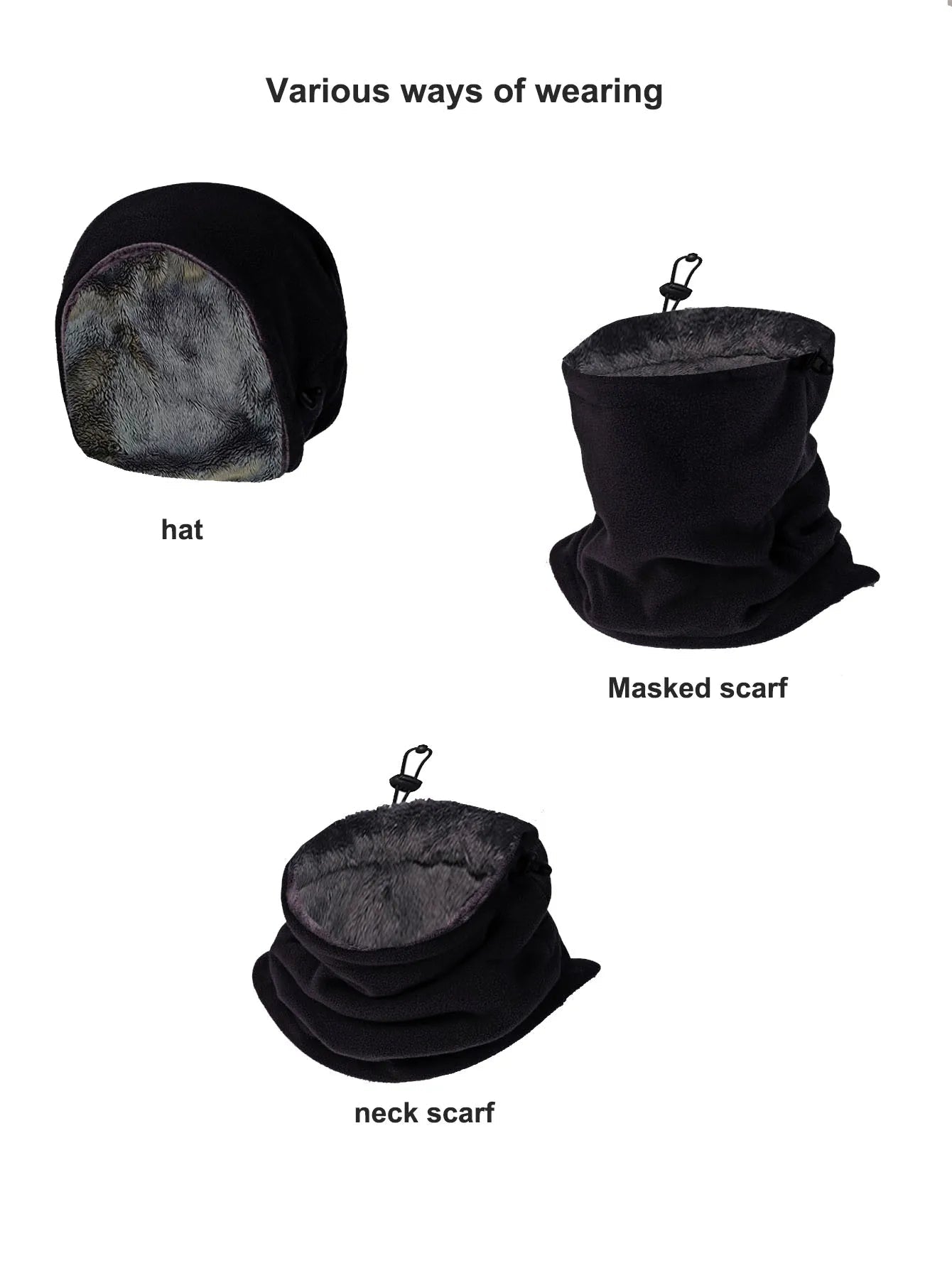 Fleece Balaclava Face Mask: Full Coverage Against Winter Wind