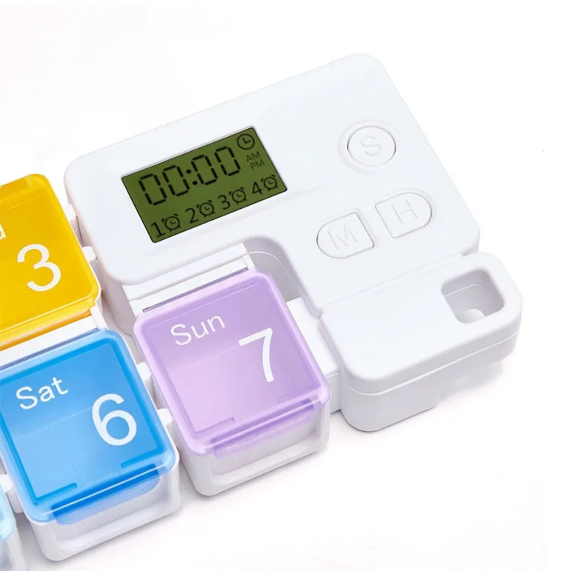 Electronic Weekly Pill Organizer: Never Miss a Dose