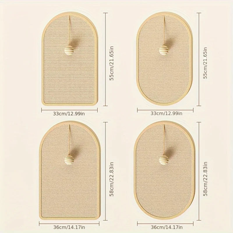 Wall Mounted Cat Scratch Pad: Protect Furniture, Keep Cats Engaged