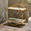 Double-Tiered Bathroom Organiser with Cat Ear Base