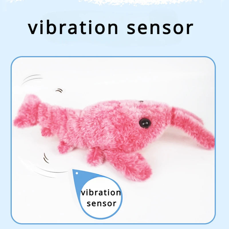 Electric Jumping Shrimp Pet Toy: Active Play for Curious Pets