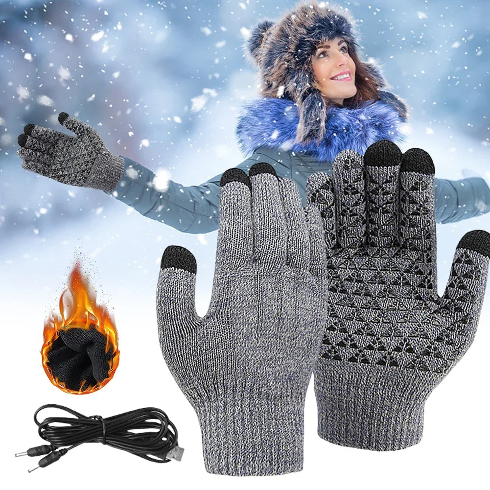 USB Touchscreen Heated Gloves: Stay Warm, Stay Connected