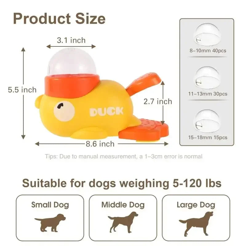 Duck Puzzle Feeder: Slow Down Mealtime, Engage Your Dog