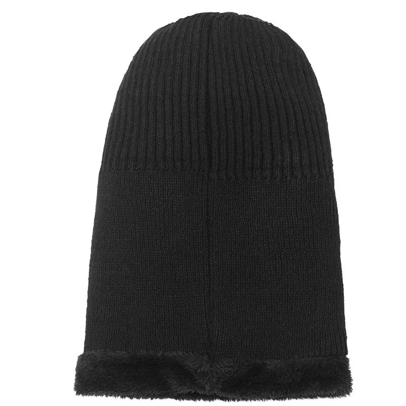 Knit Beanie Balaclava with Visor: Versatile Cold-Season Cover