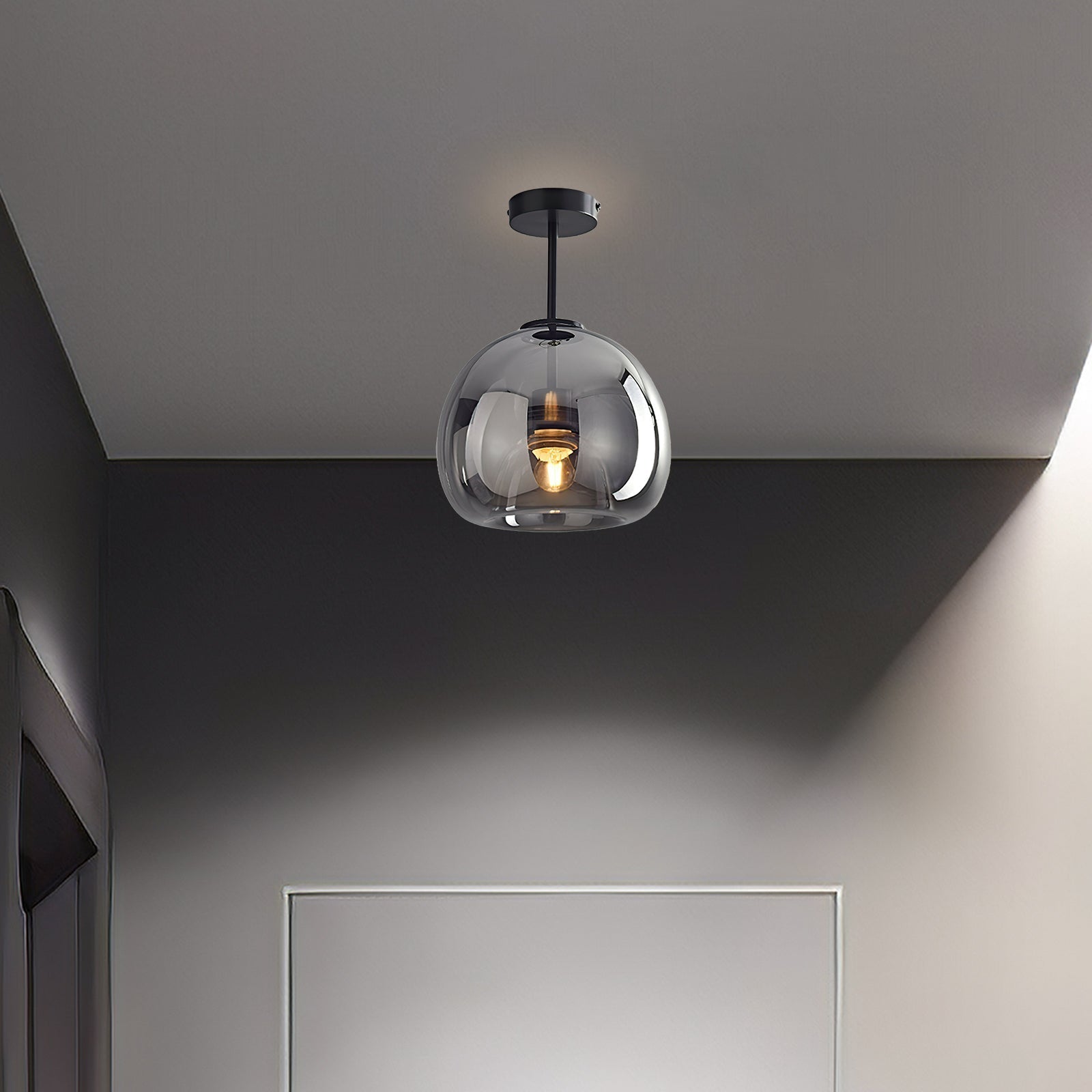 Vintage Bubble Glass Ceiling Light