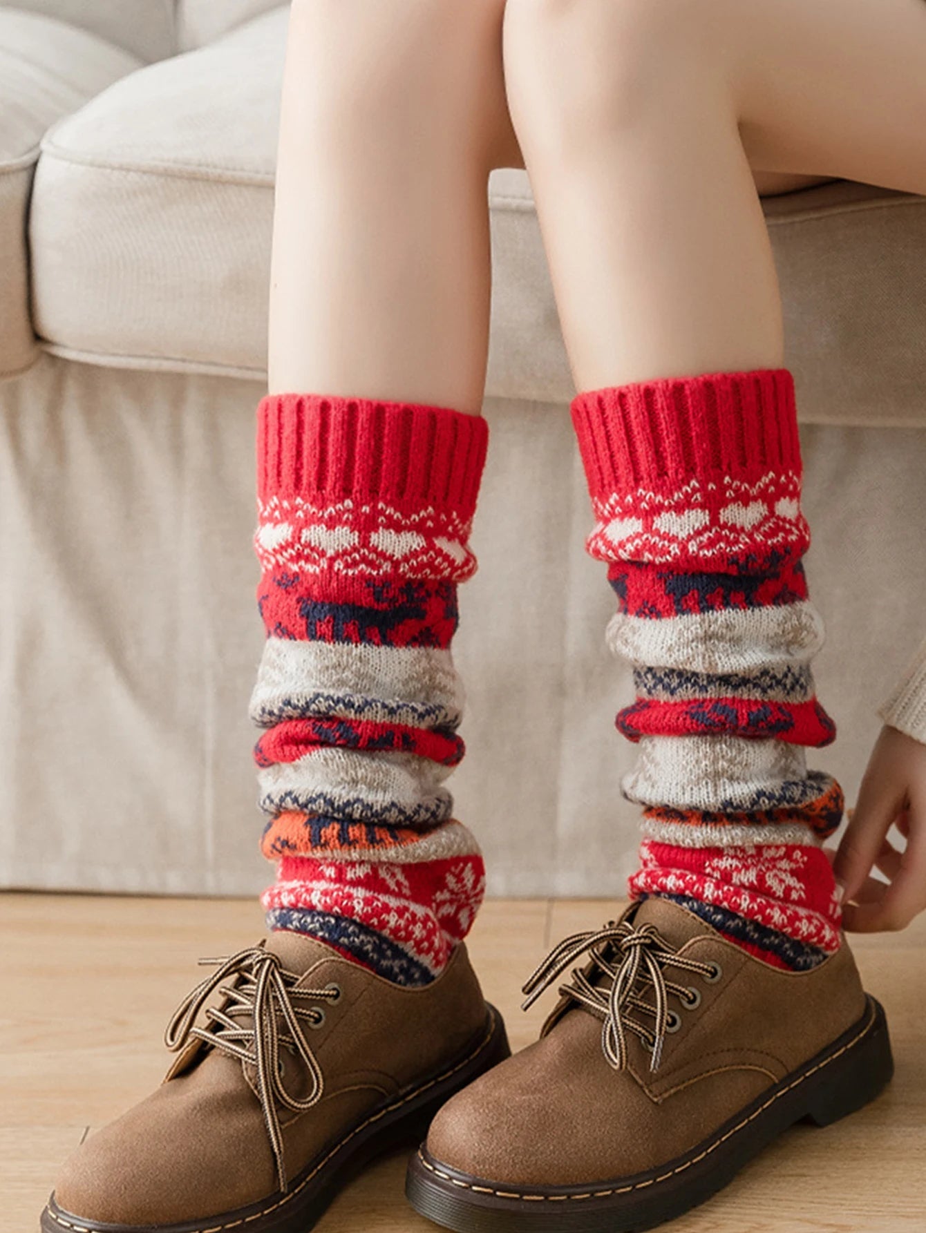 Cozy Knit Leg Warmer: Soft Layering for Fall and Winter