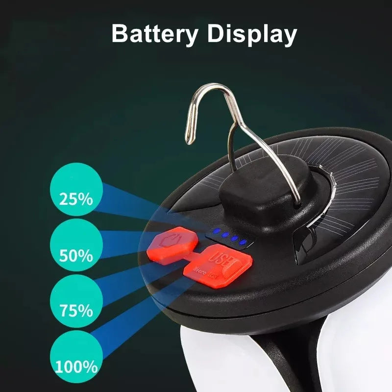 Solar Folding Camping Lantern: Reliable Light for the Outdoors