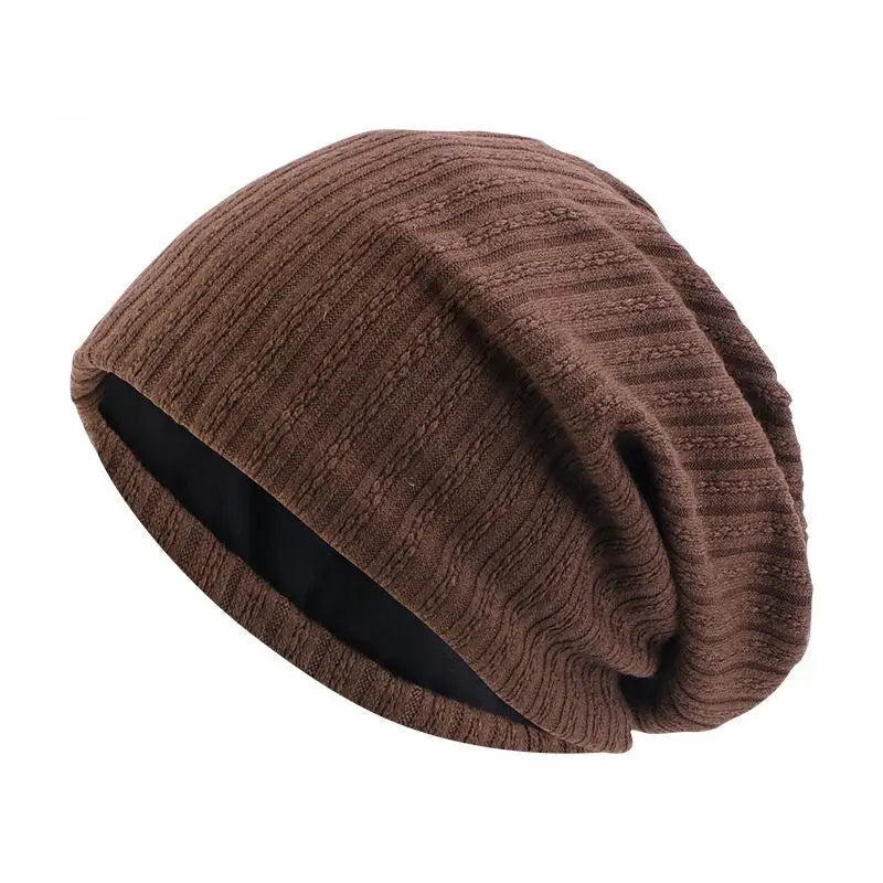 Wheat Pattern Cotton Beanie: Warmth with Unique Texture