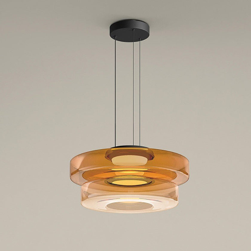 Bauhaus Layered Glass Pendant Light