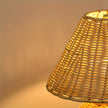 Bamboo Woven Boho Desk Lamp