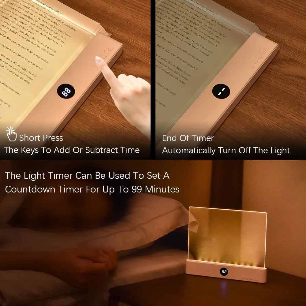 LED Flat Panel Reading Light: Gentle Glow for Nighttime Reading