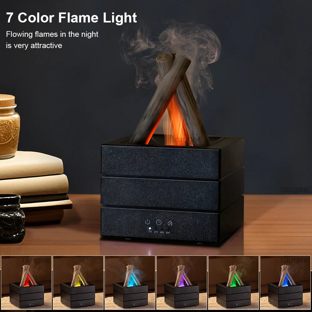 Flame Aroma Diffuser and Humidifier: Mist Meets Ambient Glow