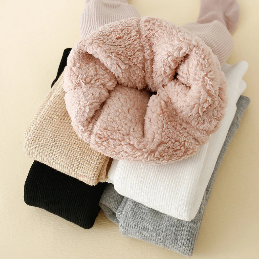 Kids Winter Fleece Lined Leggings: Warm From Head to Toe