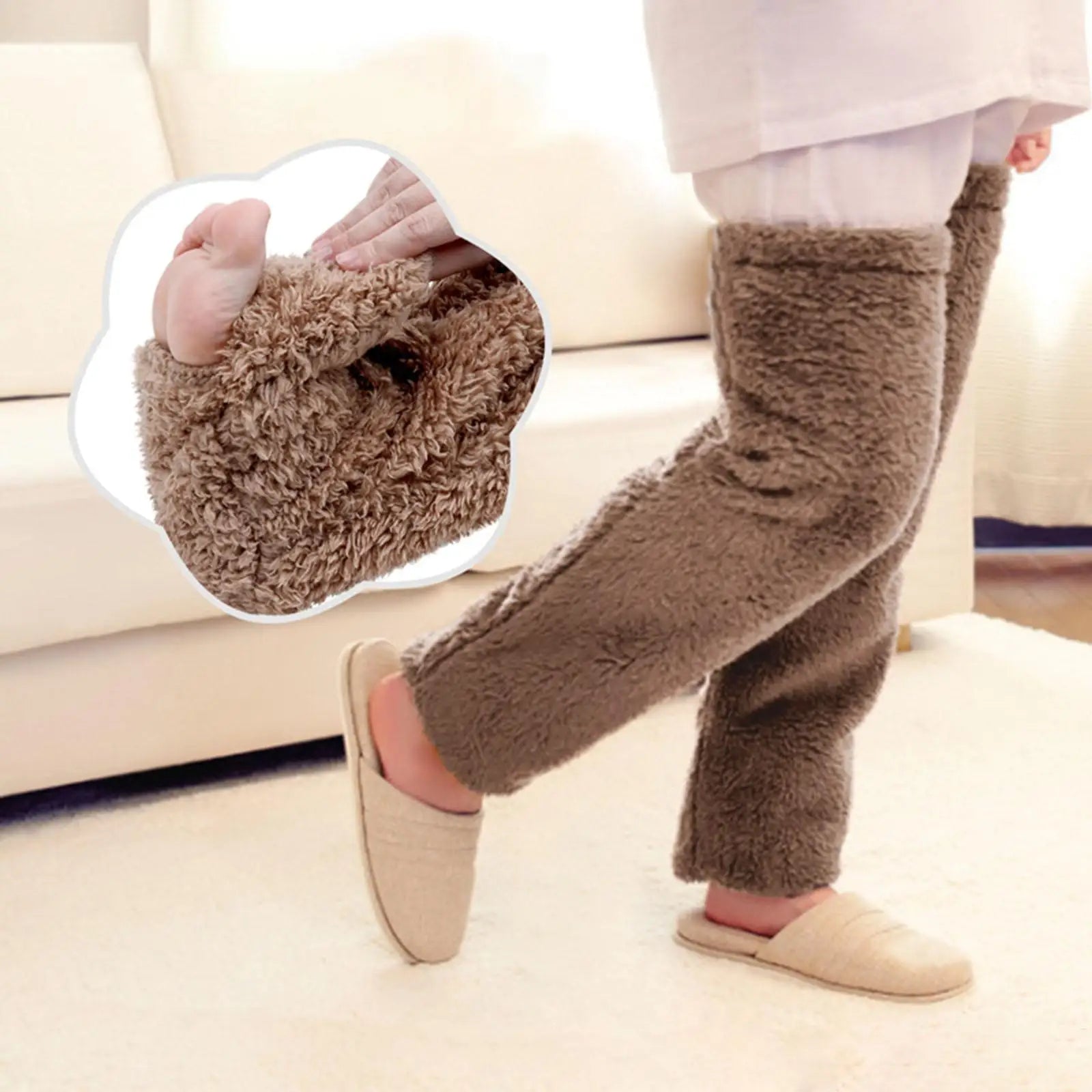 Thigh High Fuzzy Socks: Ultra Plush Warmth
