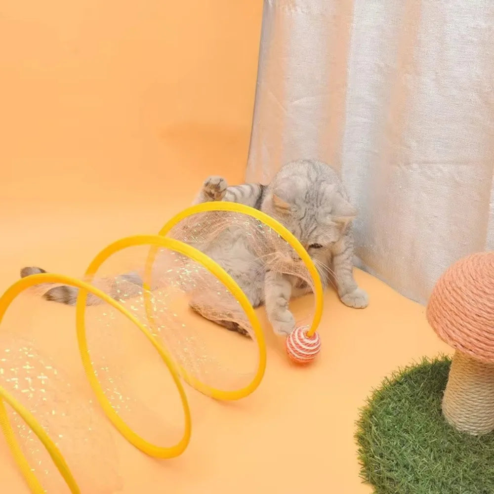 Collapsible Cat Tunnel: Fuel Your Cat's Natural Curiosity