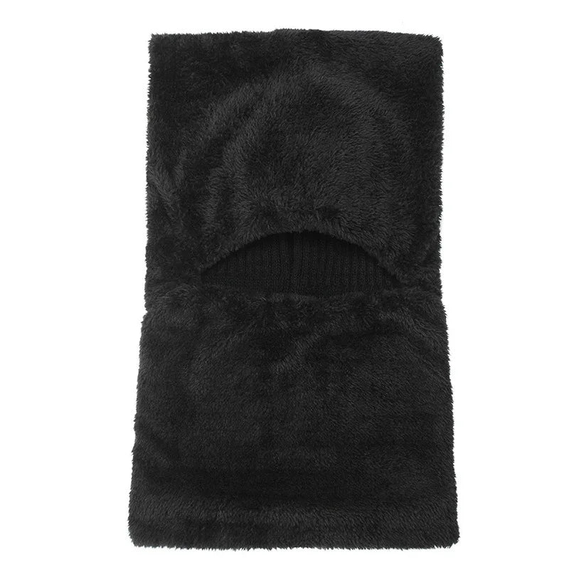 Knit Beanie Balaclava with Visor: Versatile Cold-Season Cover