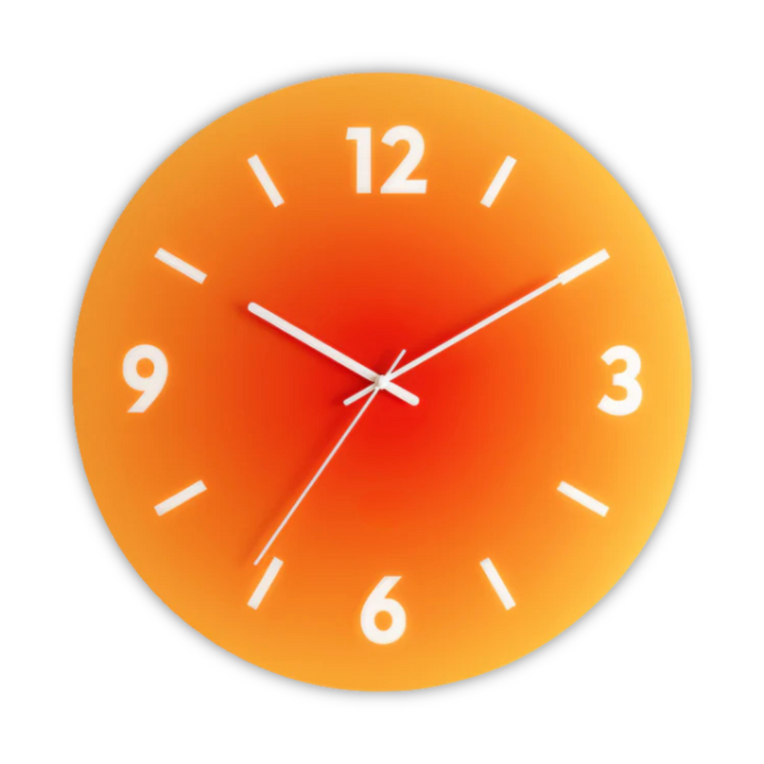 Sunset Glass Wall Clock