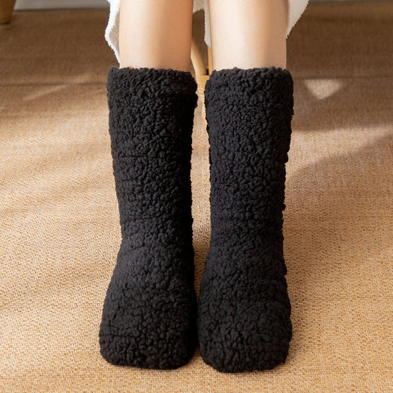 Winter Plush Indoor Socks: Cozy Comfort for Cold Days
