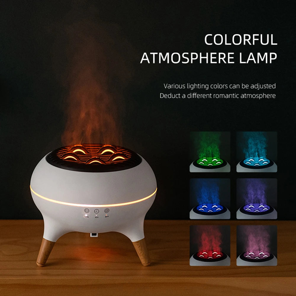 Jellyfish Flame Aroma Diffuser: Relaxing Scent, Mesmerizing Glow