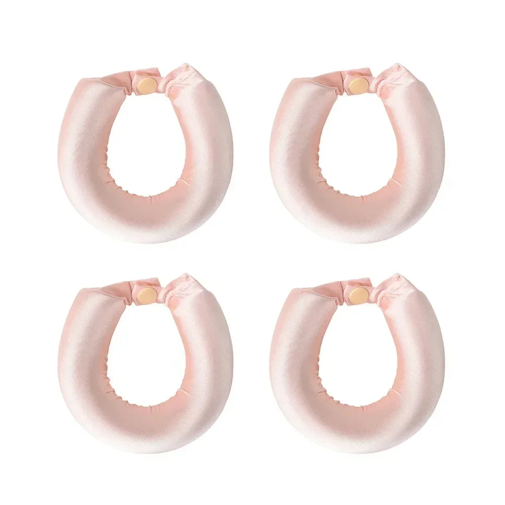 Satin Headband Heatless Hair Curler: Damage-Free Curls Overnight