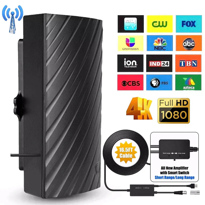 Long-Range 4K Antenna: 600-Mile Reach, Zero Subscription